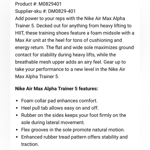 Nike Air Max Alpha Trainer 5 Mens Sneakers Size 8.5 Black Orange & Blue - Picture 11 of 12